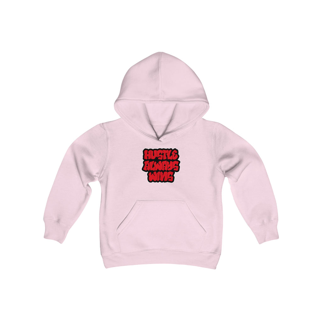 Hustle Always Wins Youth Hooded Sweatshirt