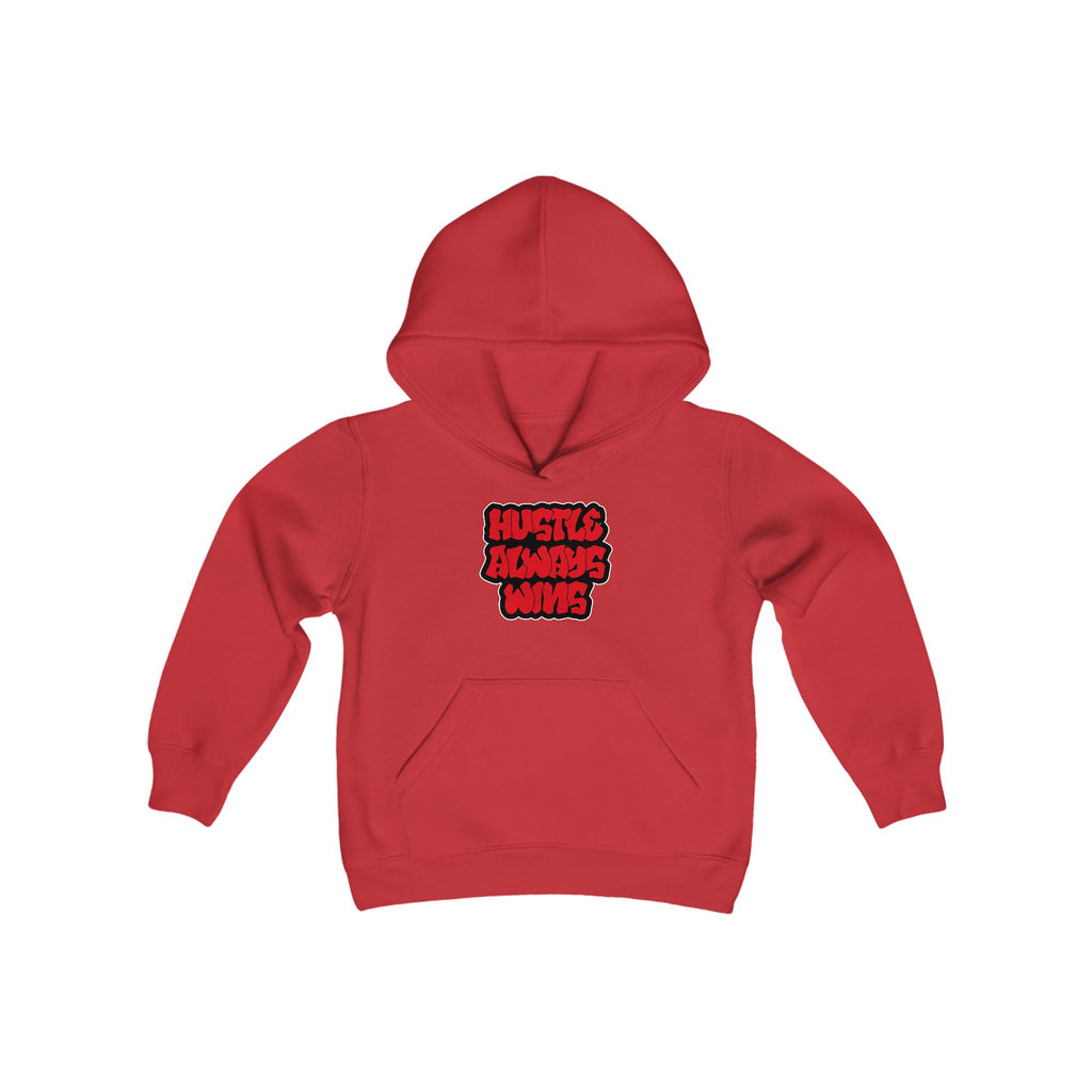 Hustle Always Wins Youth Hooded Sweatshirt