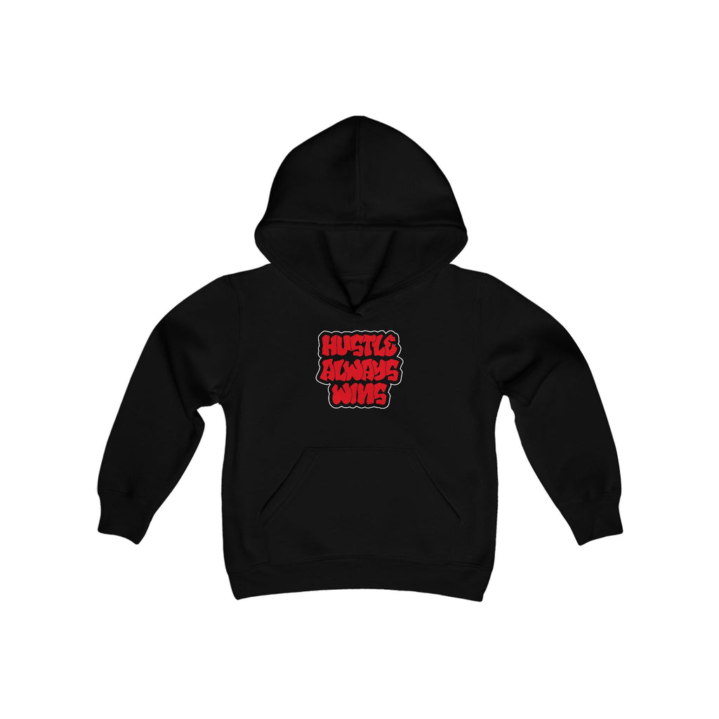 Hustle Always Wins Youth Hooded Sweatshirt