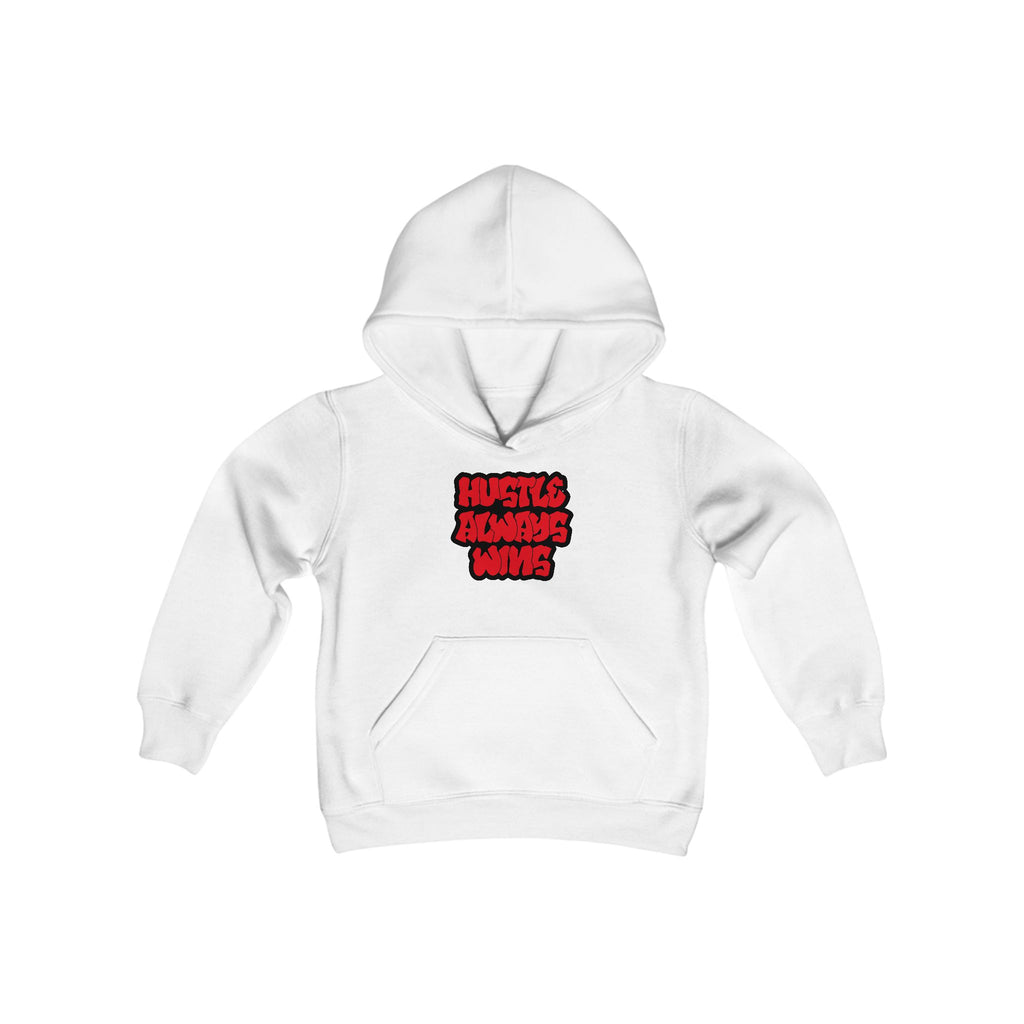 Hustle Always Wins Youth Hooded Sweatshirt