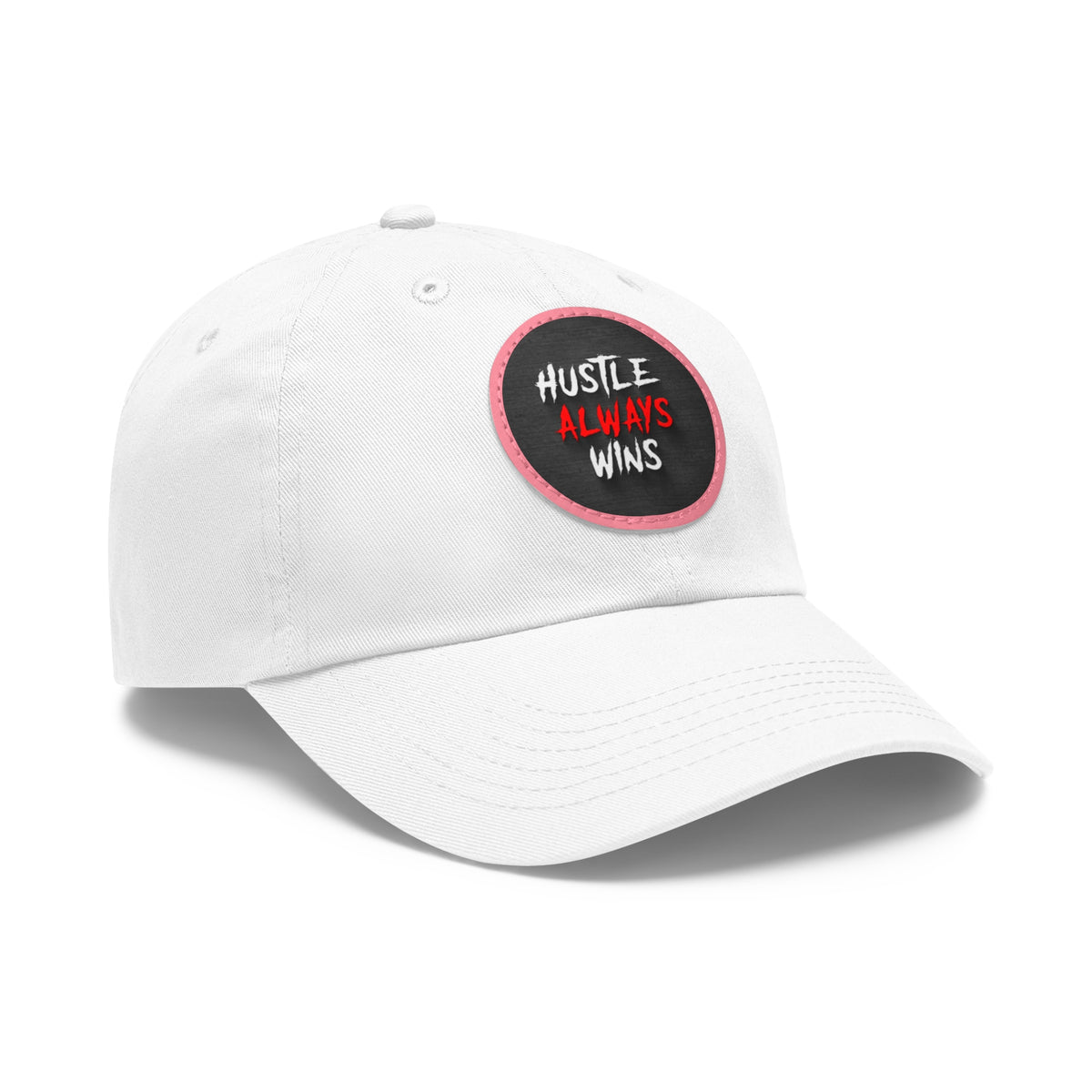 H.A.W Dad Hat with Leather Patch (Round)