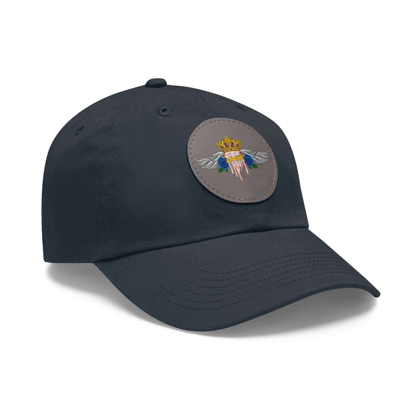 H.A.W Dad Hat with Leather Patch (Round)