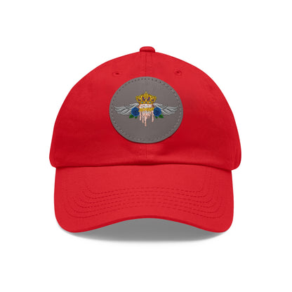 H.A.W Dad Hat with Leather Patch (Round)