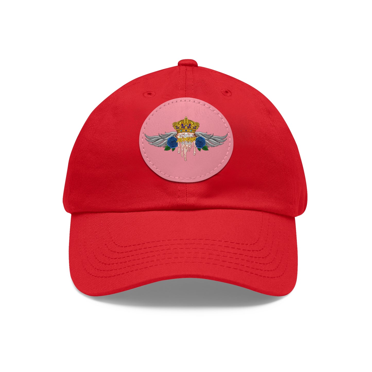 H.A.W Dad Hat with Leather Patch (Round)