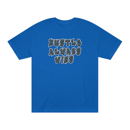Hustle Always Wins Tee — Motivational Graphic T-Shirt