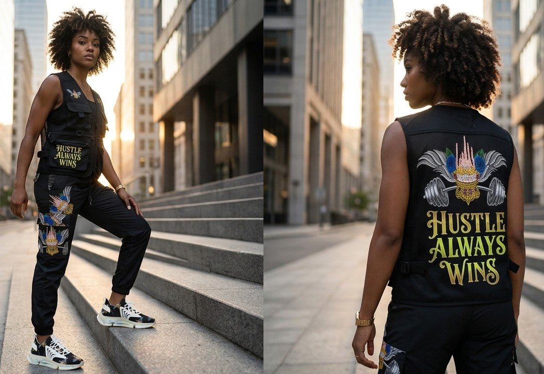 Hustle Always Wins Women Sneakers