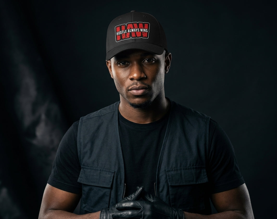 Hustle Always Wins Baseball Cap
