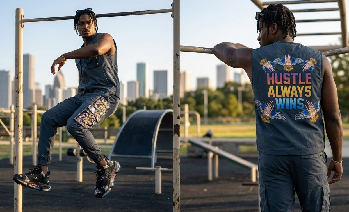 Hustle Always Wins Men's Sneakers